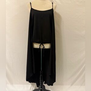 FAVLUX Black High-Low Maxi Top for Night Out